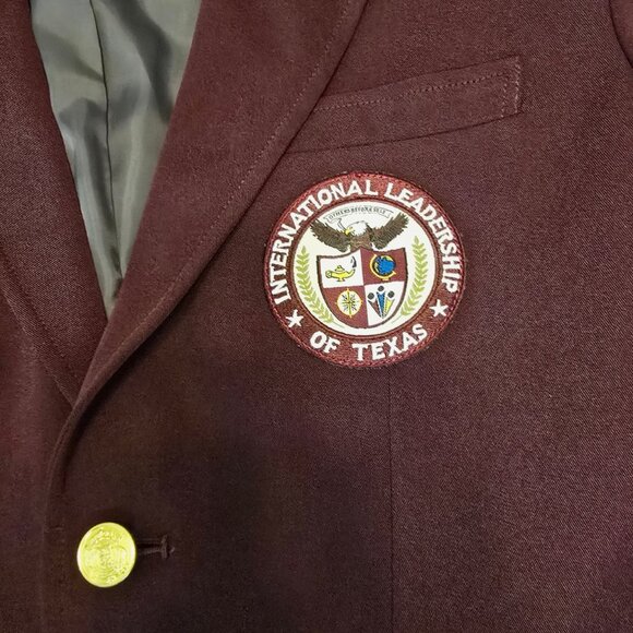 International Leadership of Texas ILTexas ~ Formal Blazer Size 16 Husky - Picture 3 of 14